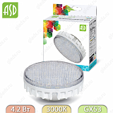 Лампа светодиодная LED-GX53-standard 4.2Вт 160-260В 3000К 340Лм ASD [4690612005058]