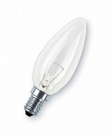 Лампа накаливания СВЕЧА B35 40Вт 230В Е14 прозрачная 380Лм ASD [4607177995021]