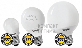 Лампа 94 060 NCL-G70-13-827-E27 ( шар ) Navigator 36/12/1