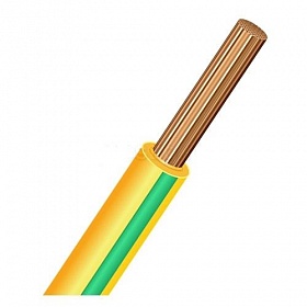 Провод АПВ 2,5 желтый зеленый (500)