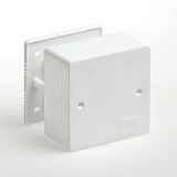 Коробка TYCO 65015 универсальная для кабель-каналов, 85х85х45 мм. Цвет - белый (120 шт.)