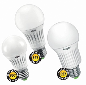 Лампа светодиодная NLL-A55-8-230-4K-E27 94133 (груша)
