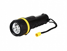 Светодиодный резиновый фонарь 3 LED Smartbuy 2D, черный [SBF-77-K]