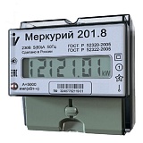 Счетчик однофазный МЕРКУРИЙ 201.8 TLO