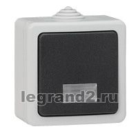 LEG91612 Кнопочный выключатель.2А IP55 Plexo
