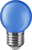 Лампа светодиодная Navigator 71 829 NLL-G45-1-230-B-E27 синий [19806]