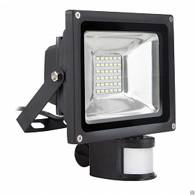 Светодиодный (LED) прожектор FL Sensor Smartbuy-30W/6500K/I65 [SBL-FLSen-30-65K]