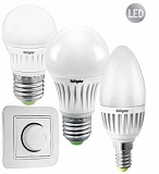 Лампа светодиодная NLL-G45-5-230-2.7K-E27 DIMM 94377 (шар) (40Вт) диммируемая