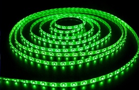 Лента LED 5м блистер LSR-3528G60-4.8-IP20-12V зеленый цвет IEK-eco [LSR1-5-060-20-1-05]