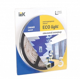Лента LED 5м блистер LSR-3528B60-4.8-IP20-12V синий цвет IEK-eco [LSR1-7-060-20-1-05]