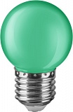 Лампа светодиодная Navigator 71 828 NLL-G45-1-230-G-E27 зеленый [19805]
