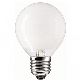 Лампа накаливания белая 10Вт Е27 d45mm (100шт)