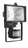 Прожектор FL галогенный - 500 черный с датчиком движения