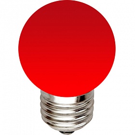 Лампа накаливания красная 10Вт Е27 d45mm (100шт)