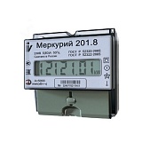 Счетчик однофазный МЕРКУРИЙ-201.8 10(80) А/230В однотарифный